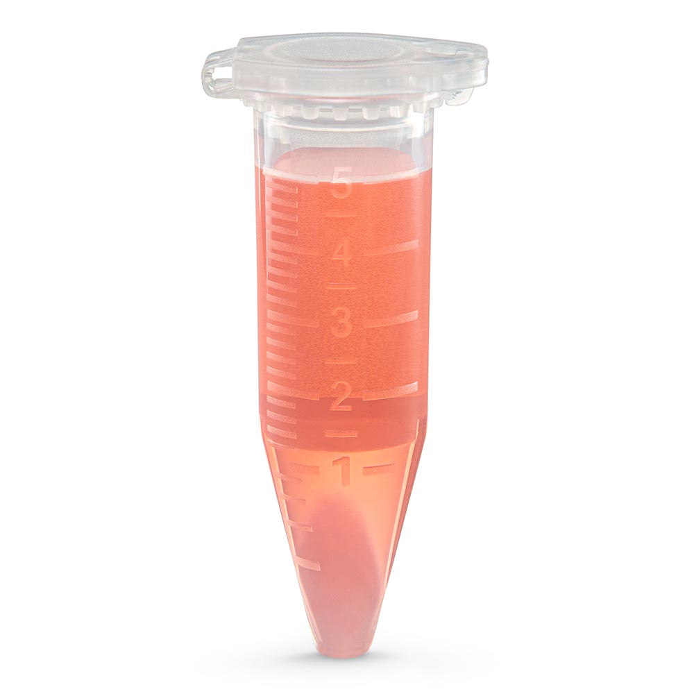 5Ml Diamond Midi Centrifuge Tube, Pp, Attached Snap Cap, Graduated, Amber, 50/Bag, 4 Bags/Unit